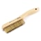 Forney Scratch Brush With Shoe Handle, Brass, 4 X 16 Rows 70519 - alternate 1